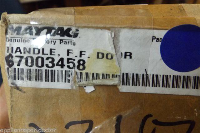 MAYTAG REFRIGERATOR 67003458 HANDLE F F DOOR NEW IN BOX MAYTAG REFRIGERATOR 67003458 HANDLE F F DOOR NEW IN BOX
